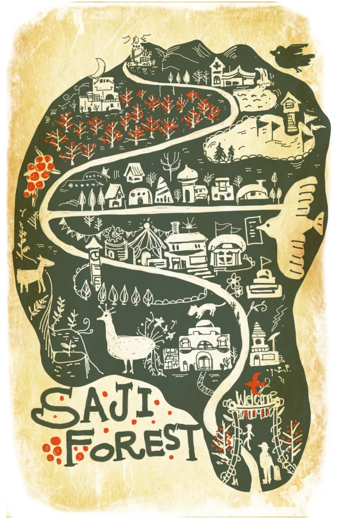 サジーの森の地図